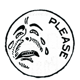 luna llorando y diciendo please